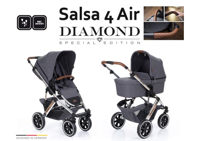 Детская коляска 2 в 1 ABC Design Salsa 4 Air Diamond Special Edition  ����, �������� | Babyshopping