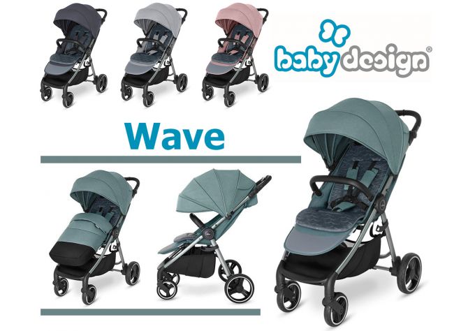 Прогулянкова коляска Baby Design Wave ,  | Babyshopping