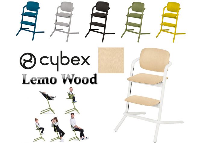 Деревянный стульчик для кормления Cybex Lemo Wood ����, �������� | Babyshopping