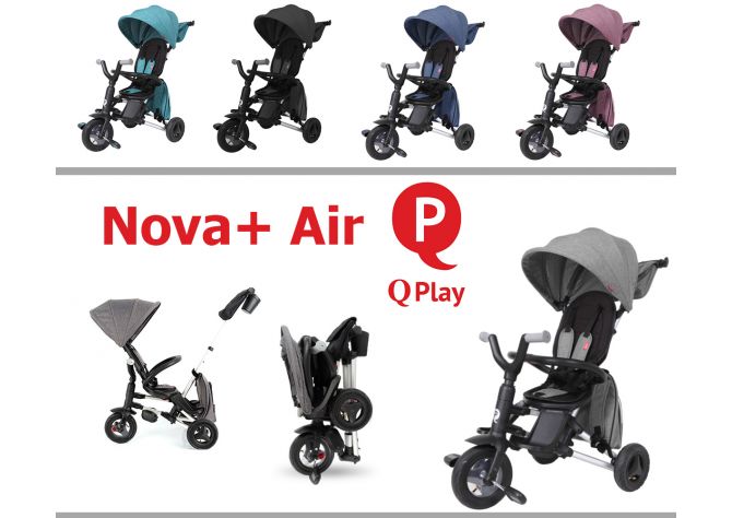Складний триколісний велосипед Qplay Nova + Air ����, �������� | Babyshopping