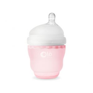 Дитяча антиколікова пляшечка  Olababy GentleBottle - Rose/Рожевий, 120мл фото, картинки | Babyshopping