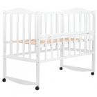 Ліжко BabyRoom Зайченя ZL-101 відкидний бік білий ,  | Babyshopping