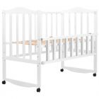 Ліжко BabyRoom Зайченя ZL-101 відкидний бік білий ,  | Babyshopping